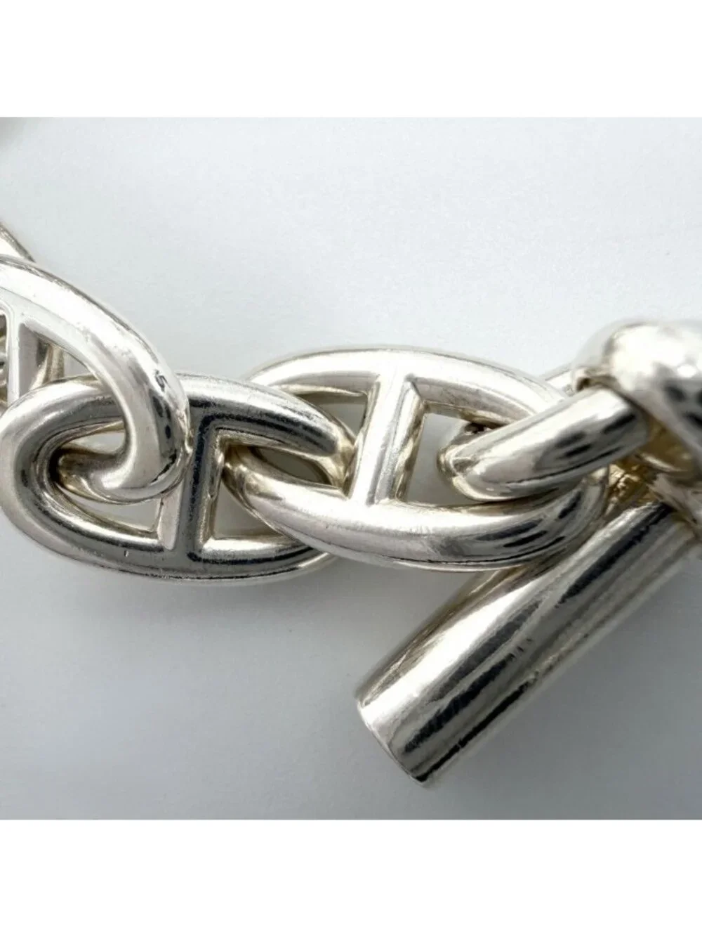 Hermes Bracelet Chaine D'ancre GM 16 Pieces 925 Sterling Silver
